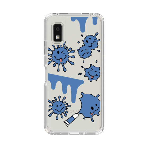 Slim Protection Case［ PAINTING SMILE Blue ］
