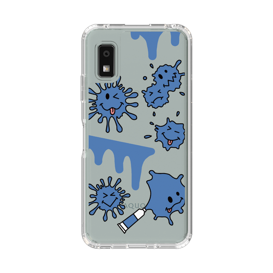 Slim Protection Case［ PAINTING SMILE Blue ］