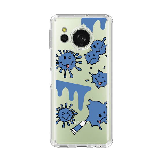 Slim Protection Case［ PAINTING SMILE Blue ］