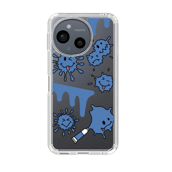 Slim Protection Case［ PAINTING SMILE Blue ］