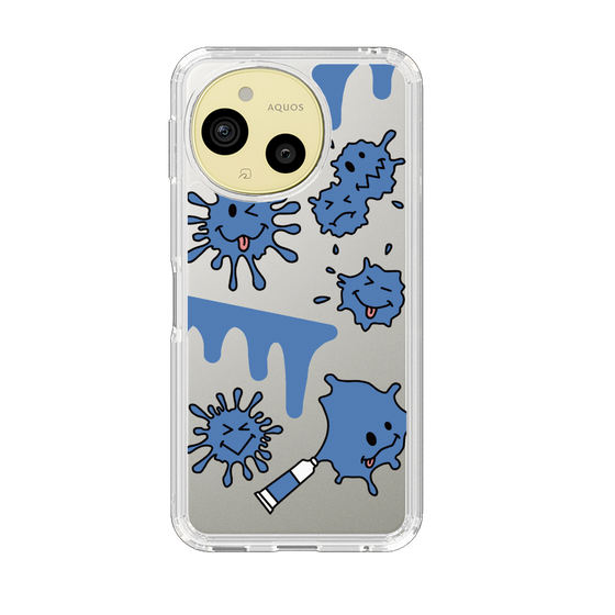 Slim Protection Case［ PAINTING SMILE Blue ］
