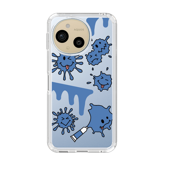 Slim Protection Case［ PAINTING SMILE Blue ］