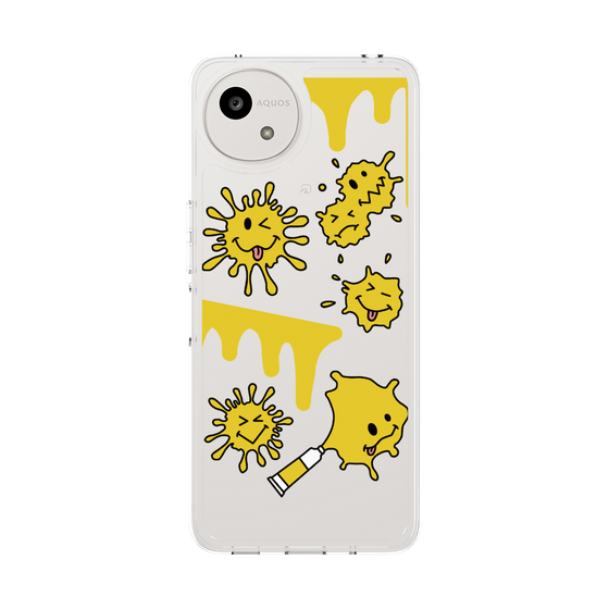 Slim Protection Case［ PAINTING SMILE Yellow ］