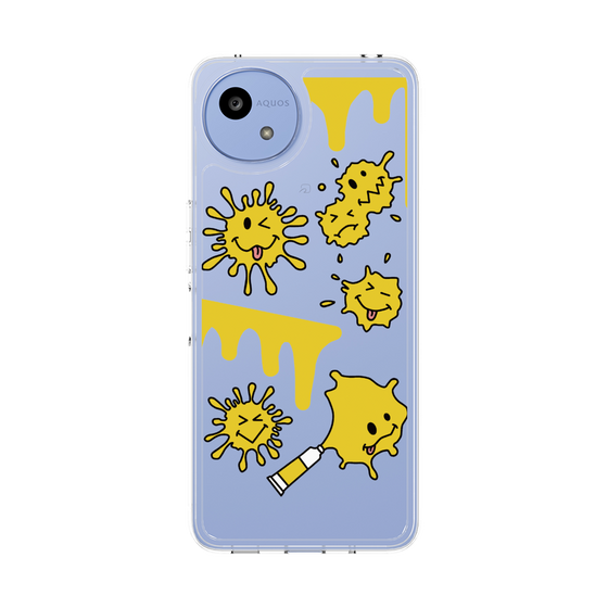 Slim Protection Case［ PAINTING SMILE Yellow ］