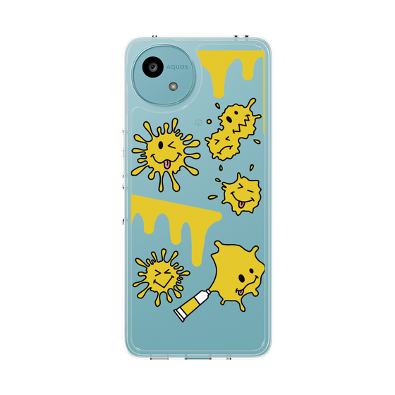 Slim Protection Case［ PAINTING SMILE Yellow ］