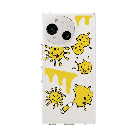 Slim Protection Case［ PAINTING SMILE Yellow ］