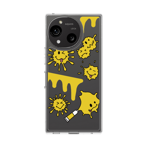 Slim Protection Case［ PAINTING SMILE Yellow ］