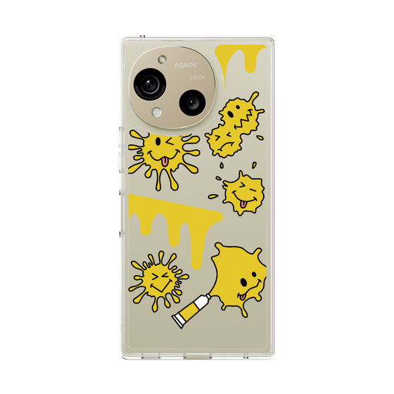 Slim Protection Case［ PAINTING SMILE Yellow ］