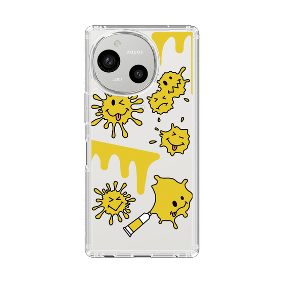 Slim Protection Case［ PAINTING SMILE Yellow ］
