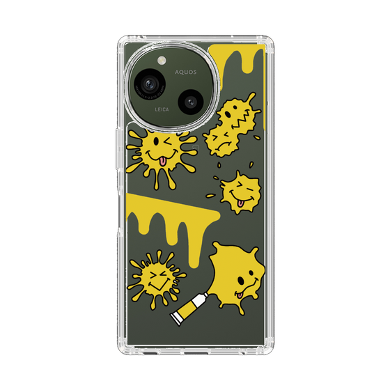 Slim Protection Case［ PAINTING SMILE Yellow ］