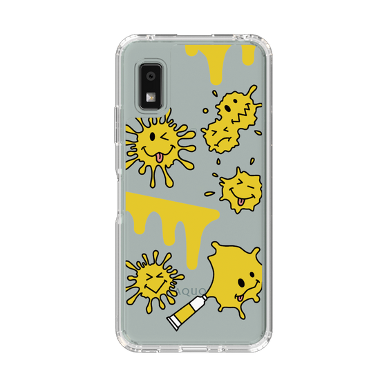 Slim Protection Case［ PAINTING SMILE Yellow ］
