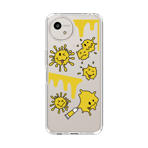 Slim Protection Case［ PAINTING SMILE Yellow ］