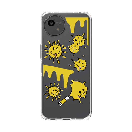 Slim Protection Case［ PAINTING SMILE Yellow ］