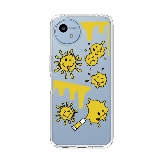 Slim Protection Case［ PAINTING SMILE Yellow ］