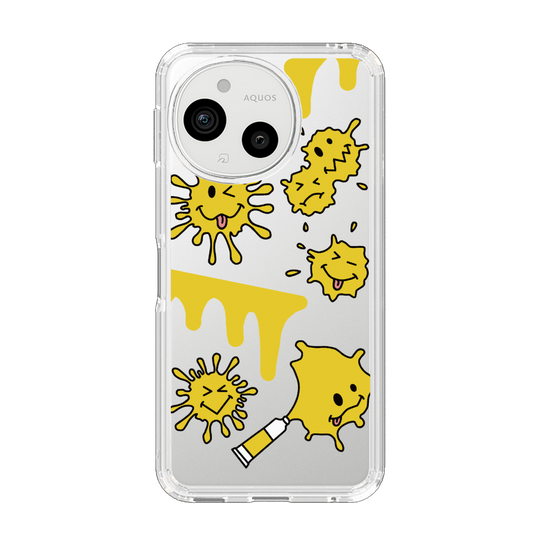 Slim Protection Case［ PAINTING SMILE Yellow ］
