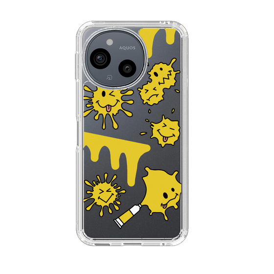 Slim Protection Case［ PAINTING SMILE Yellow ］