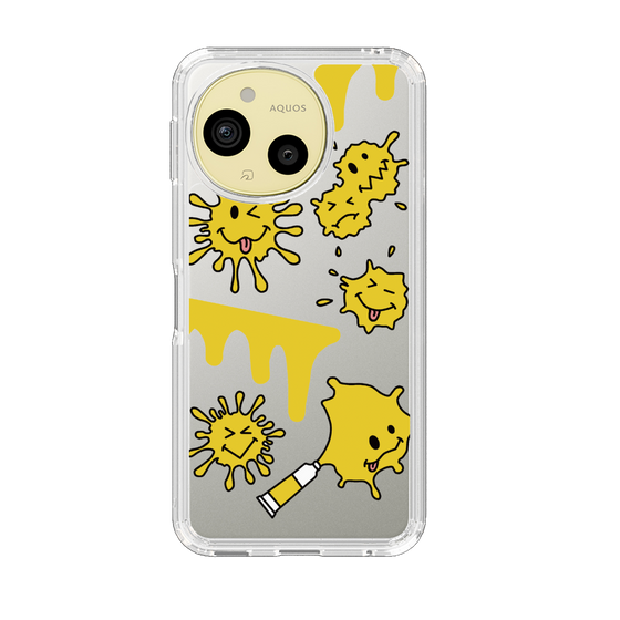 Slim Protection Case［ PAINTING SMILE Yellow ］