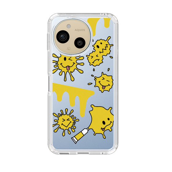 Slim Protection Case［ PAINTING SMILE Yellow ］