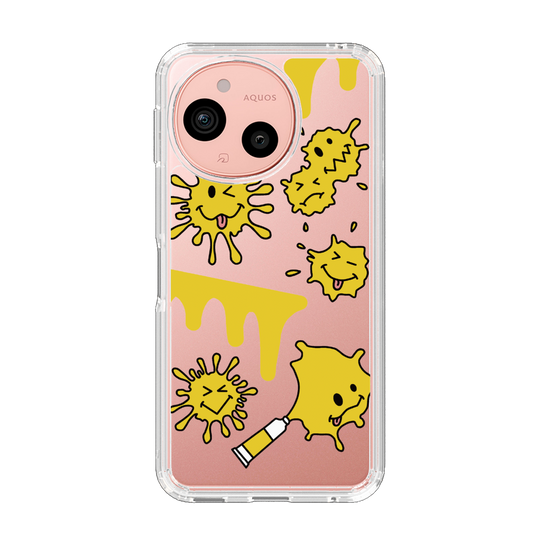 Slim Protection Case［ PAINTING SMILE Yellow ］