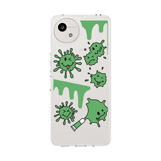 Slim Protection Case［ PAINTING SMILE Green ］