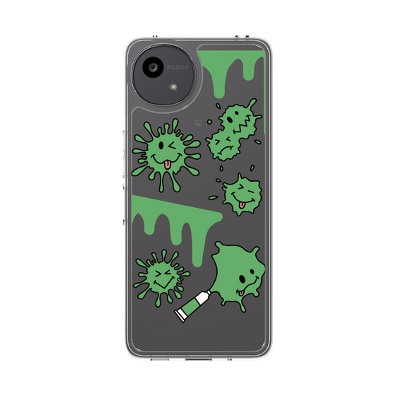 Slim Protection Case［ PAINTING SMILE Green ］