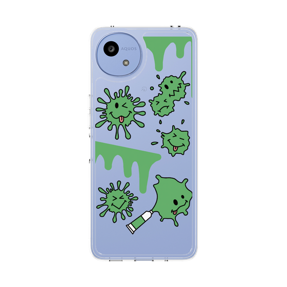 Slim Protection Case［ PAINTING SMILE Green ］