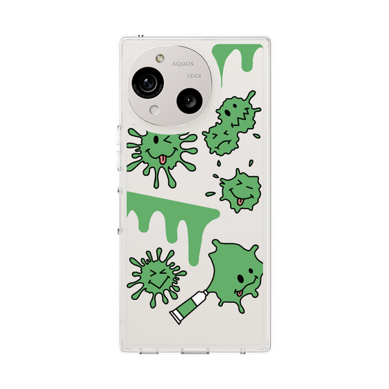 Slim Protection Case［ PAINTING SMILE Green ］