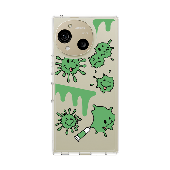 Slim Protection Case［ PAINTING SMILE Green ］