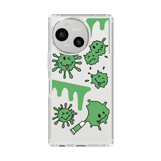 Slim Protection Case［ PAINTING SMILE Green ］