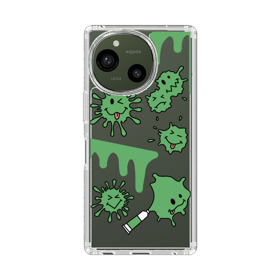 Slim Protection Case［ PAINTING SMILE Green ］