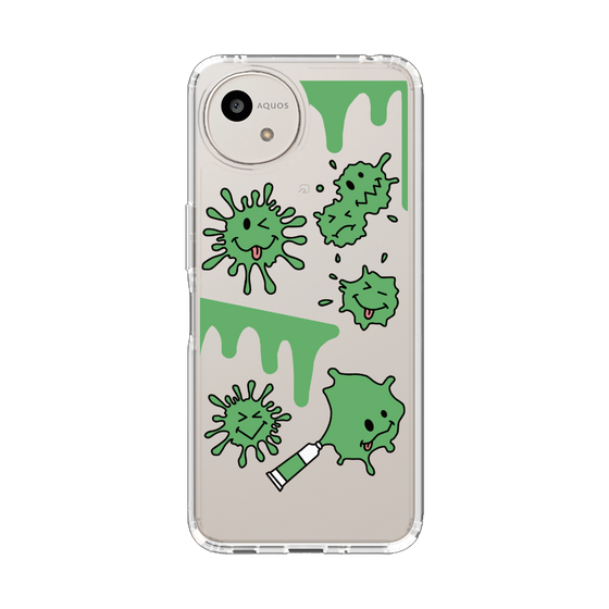Slim Protection Case［ PAINTING SMILE Green ］