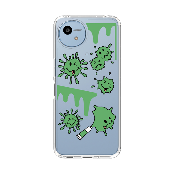 Slim Protection Case［ PAINTING SMILE Green ］
