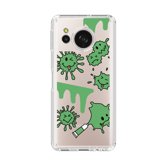 Slim Protection Case［ PAINTING SMILE Green ］