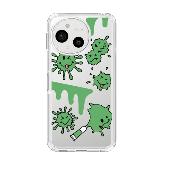 Slim Protection Case［ PAINTING SMILE Green ］