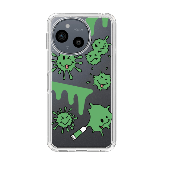 Slim Protection Case［ PAINTING SMILE Green ］