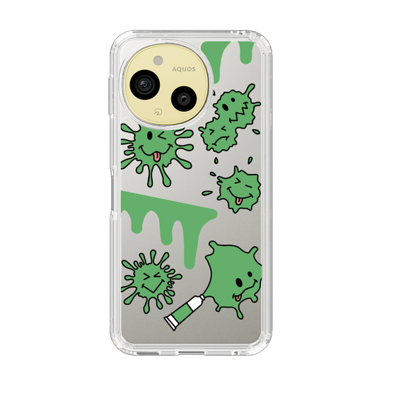 Slim Protection Case［ PAINTING SMILE Green ］