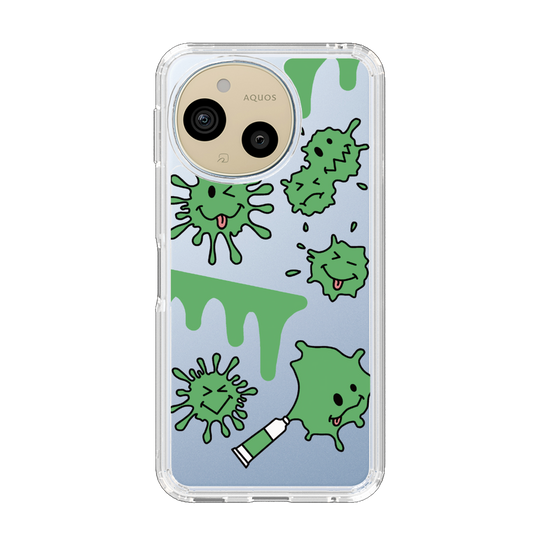 Slim Protection Case［ PAINTING SMILE Green ］