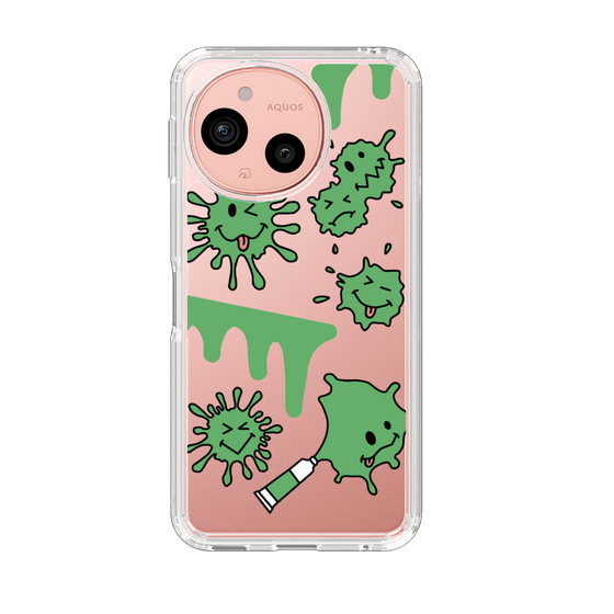 Slim Protection Case［ PAINTING SMILE Green ］
