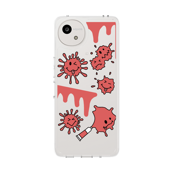 Slim Protection Case［ PAINTING SMILE Red ］