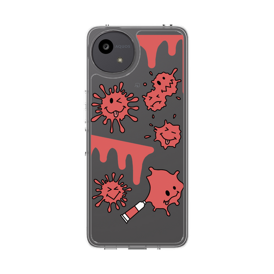 Slim Protection Case［ PAINTING SMILE Red ］