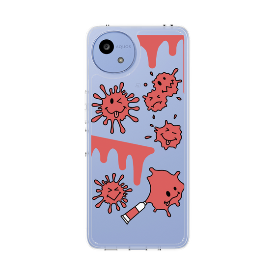 Slim Protection Case［ PAINTING SMILE Red ］