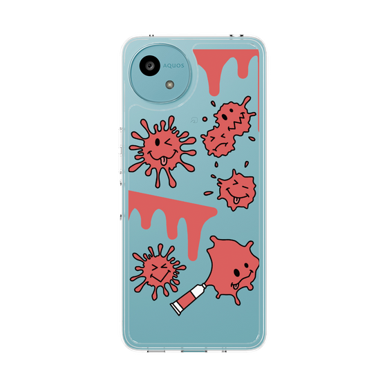 Slim Protection Case［ PAINTING SMILE Red ］