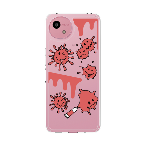 Slim Protection Case［ PAINTING SMILE Red ］