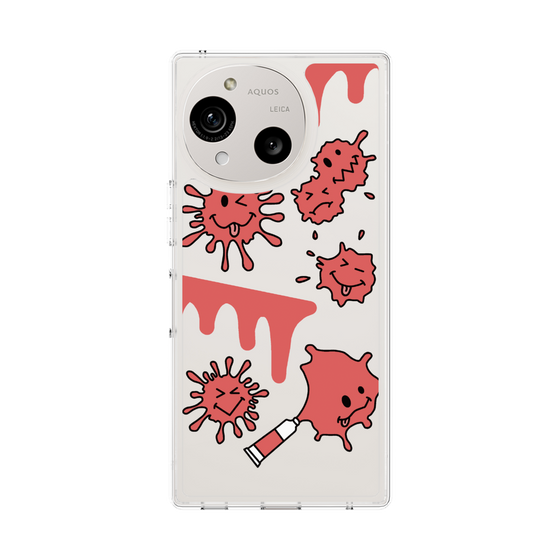 Slim Protection Case［ PAINTING SMILE Red ］