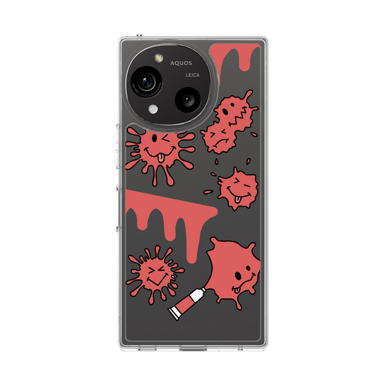 Slim Protection Case［ PAINTING SMILE Red ］