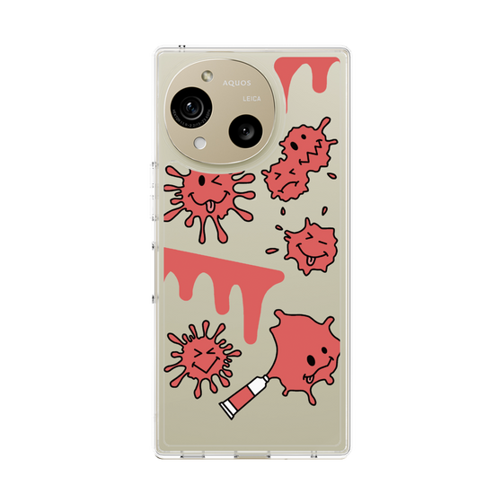 Slim Protection Case［ PAINTING SMILE Red ］