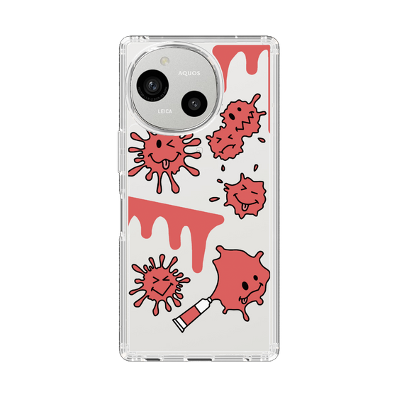 Slim Protection Case［ PAINTING SMILE Red ］