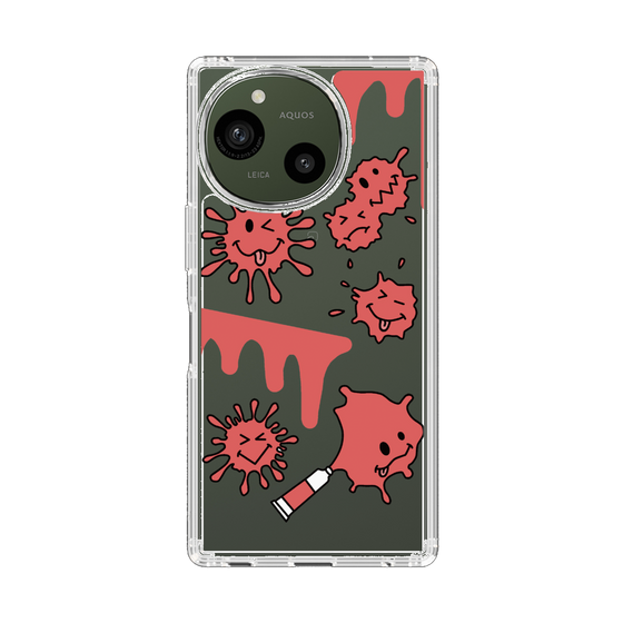 Slim Protection Case［ PAINTING SMILE Red ］