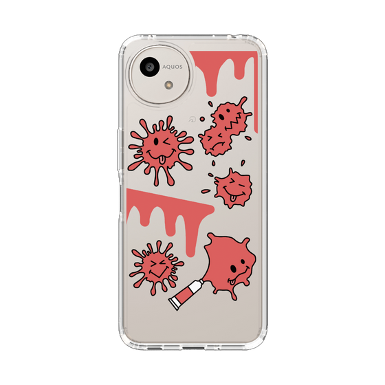 Slim Protection Case［ PAINTING SMILE Red ］