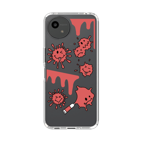 Slim Protection Case［ PAINTING SMILE Red ］